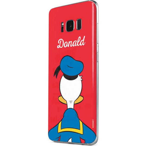 Disney Friends Donald Duck Backwards Galaxy S8 Plus Skin